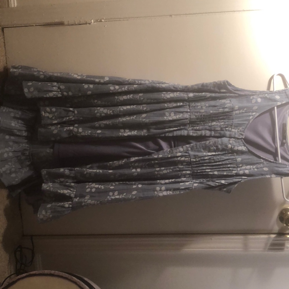 Button up floral dress!